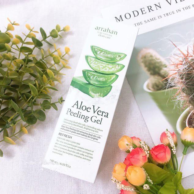 Tẩy da chết lô hội Arrahan Aloe Vera Peeling Gel 180ml