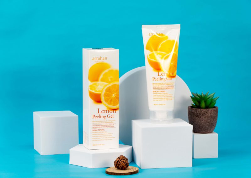 Gel Tẩy Da Chết Arrahan Lemon White Pelling Hương Chanh 180ml