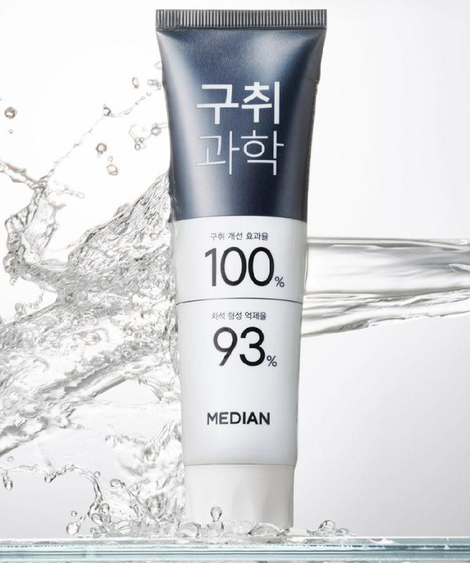 Kem đánh răng Median Halitosis Science Toothpaste Freezing Coolmint (màu đen)