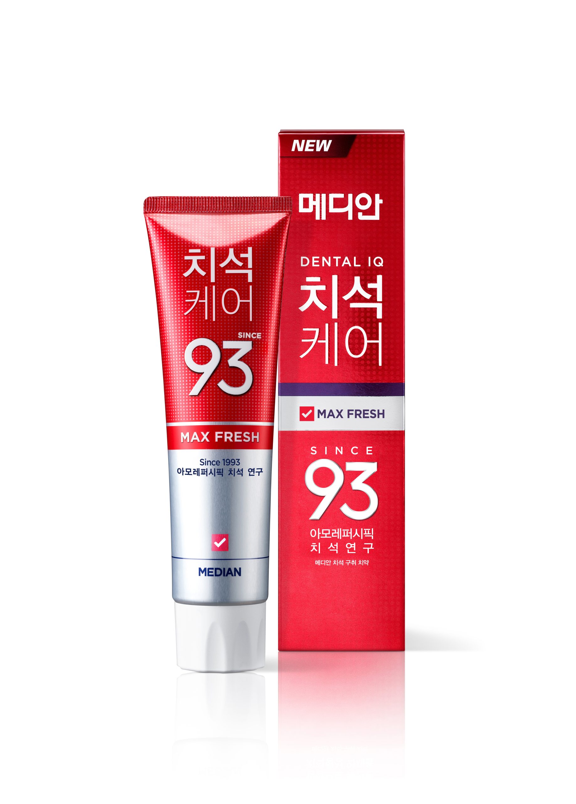 Kem đánh răng Median Gum Science Toothpaste Strong Mint (màu đỏ)