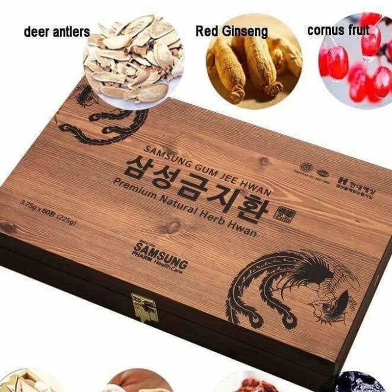 Bổ Não An Cung Ngưu Hoàng hộp gỗ