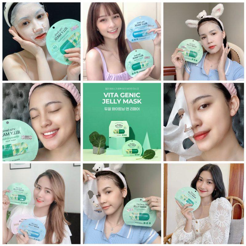 Mat na BANOBAGI Vita Genic Jelly Mask - Whitening & Repair Radiance Recovery